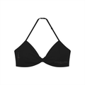 ANOMALIES-NOTHING HERE IS NORMAL RUCHED HALTER NECK BRA
